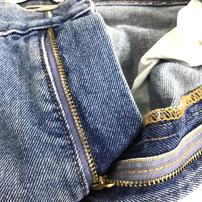 ジュエティ jouetie パンツ デニム、ジーンズ 082322400701 サイドラインストーンストレートデニム M 無地 水色 / ライトブルー /  レディース USED 古着 中古 10149131