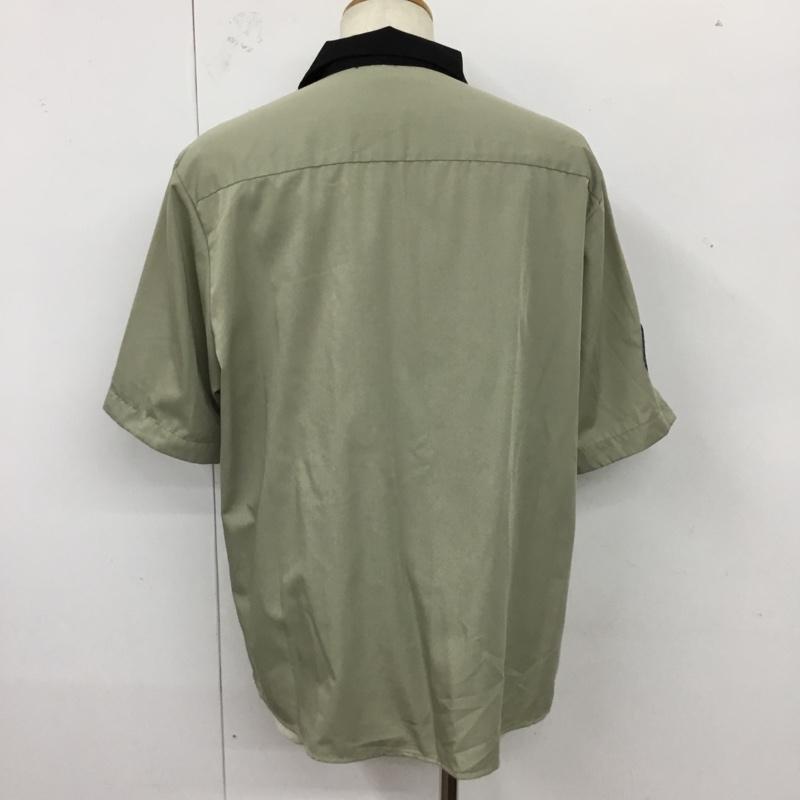 フリークスストア FREAK S STORE シャツ、ブラウス 半袖 半袖シャツ カラーシャツ 半袖カットソー ワッペンシャツ S ロゴ、文字 ベージュ / ベージュ /  メンズ USED 古着 中古 10120831
