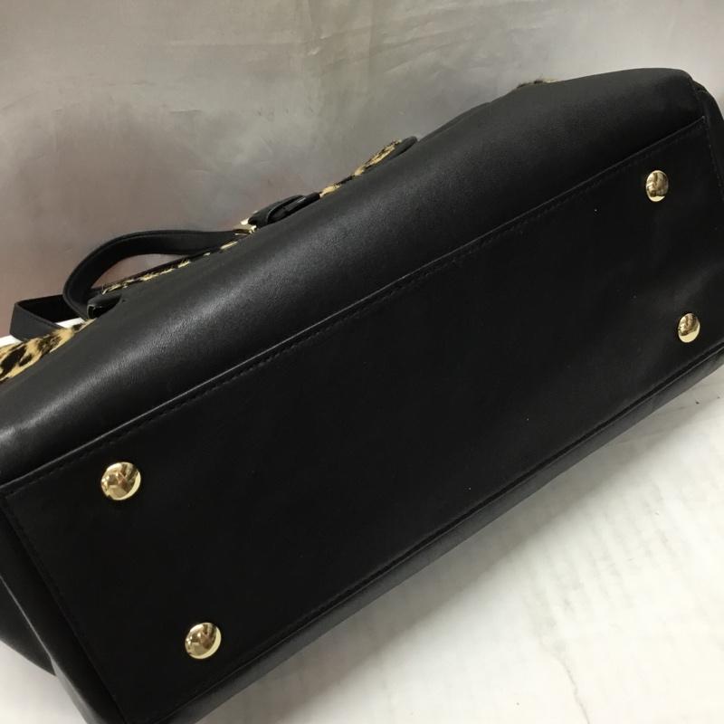 コーチ COACH トートバッグ トートバッグ F31764 ヒョウ柄・レオパード柄 黒 / ブラック /  レディース USED 古着 中古 10116637