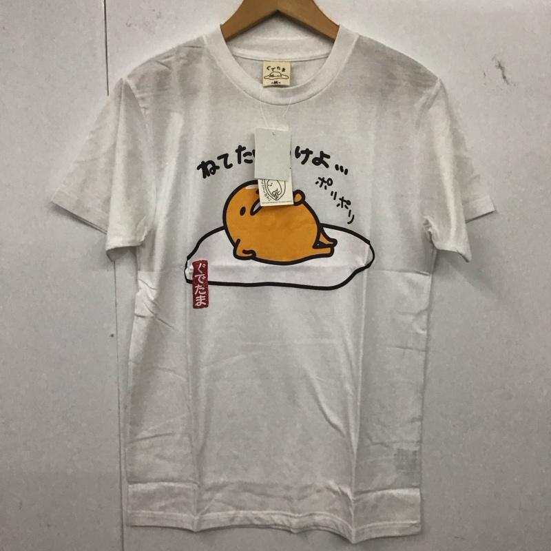 古着 USED Tシャツ 半袖 ぐでたま M キャラクター X プリント 白 / ホワイト /  レディース USED 古着 中古 10147657