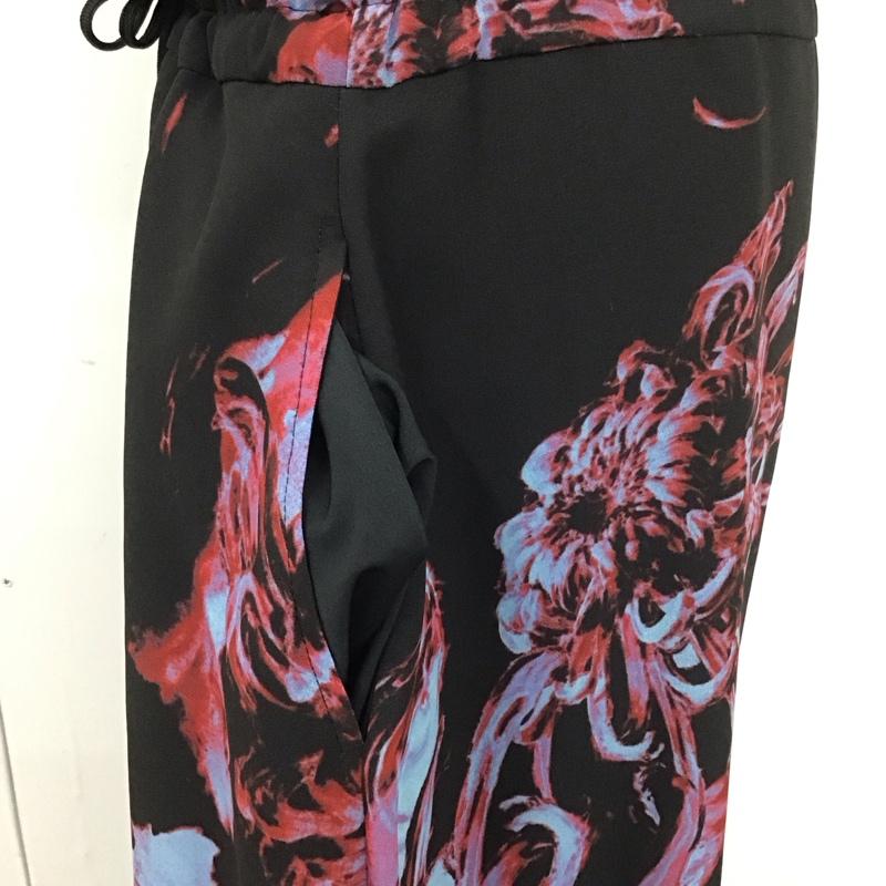ディーゼル DIESEL ワンピース ロングスカート ノースリーブ XXS 花柄 黒 / ブラック /  レディース USED 古着 中古 10110867