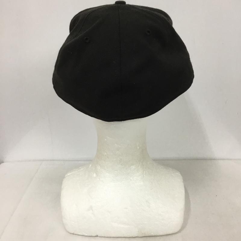 ニューエラ NEW ERA 帽子 キャップ 59FIFTY NY 63.5cm ロゴ、文字 黒 / ブラック /  メンズ USED 古着 中古 10124283
