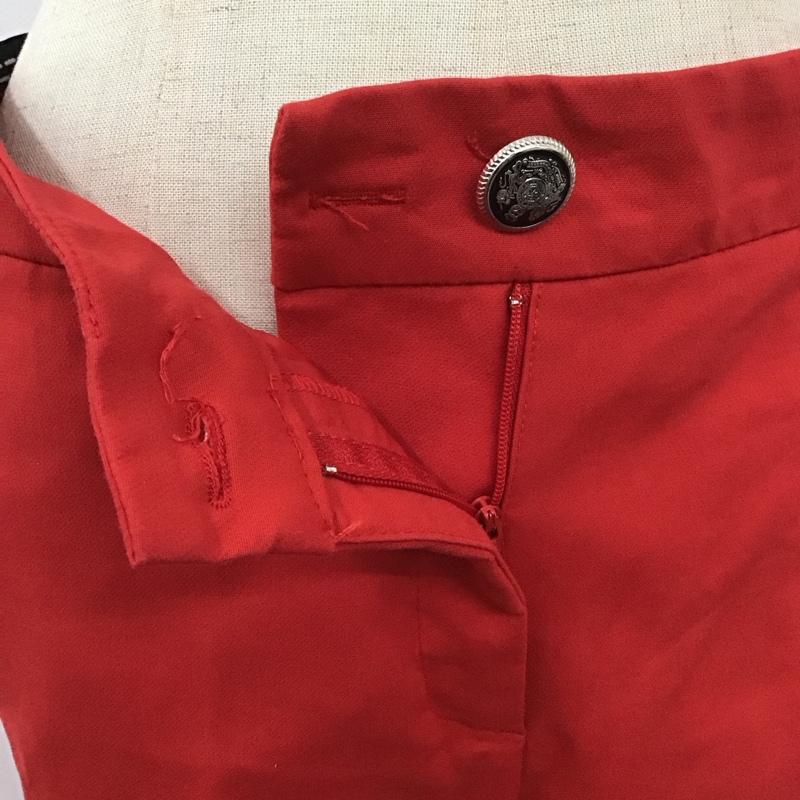 ザラ ZARA ボトムス ボトムス カジュアルパンツ スリムパンツ ストレートパンツ ストレッチパンツ レギンス M 無地 赤 / レッド /  レディース USED 古着 中古 10109552