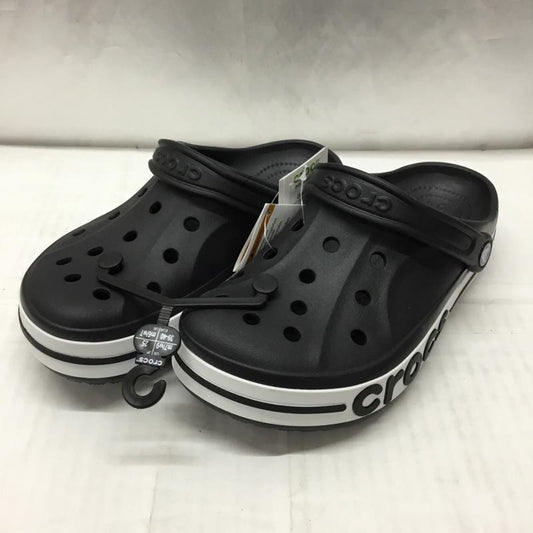 クロックス crocs サンダル サンダル 205089-066 Bayaband Clog バヤバンド クロッグ 25cm 25.0cm ロゴ、文字 黒 / ブラック / X 白 / ホワイト /  メンズ USED 古着 中古 10111540