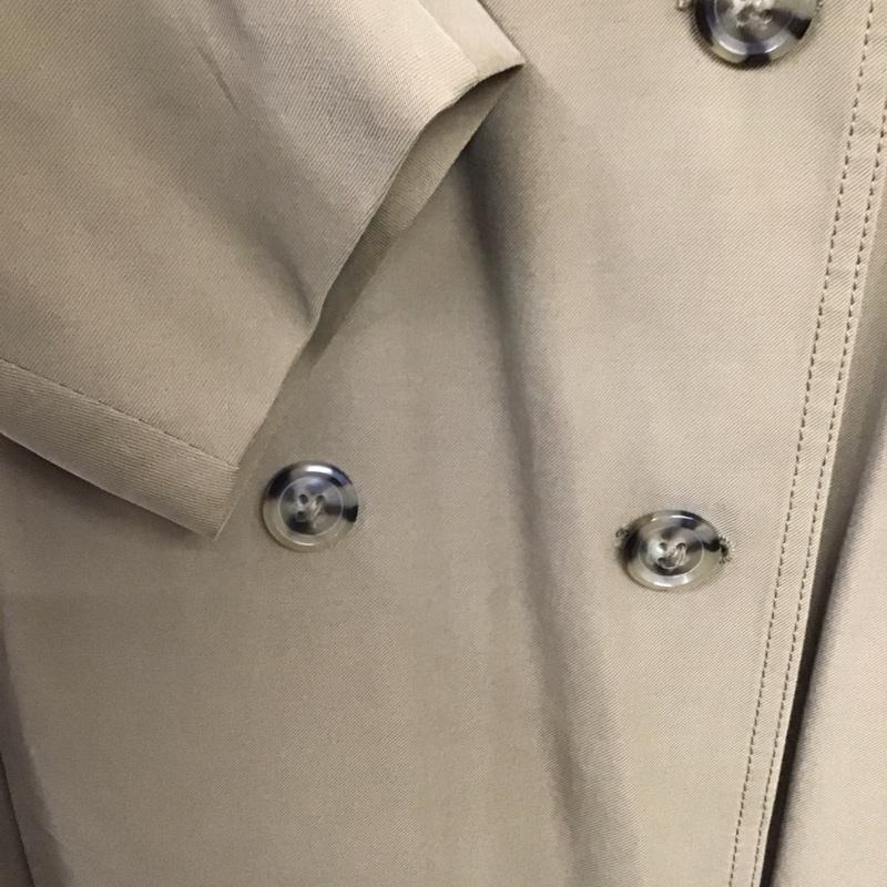 ザラ ZARA コート コート一般 0518 053 751 ロングコート 薄手コート M 無地 ベージュ / ベージュ /  レディース USED 古着 中古 10142261