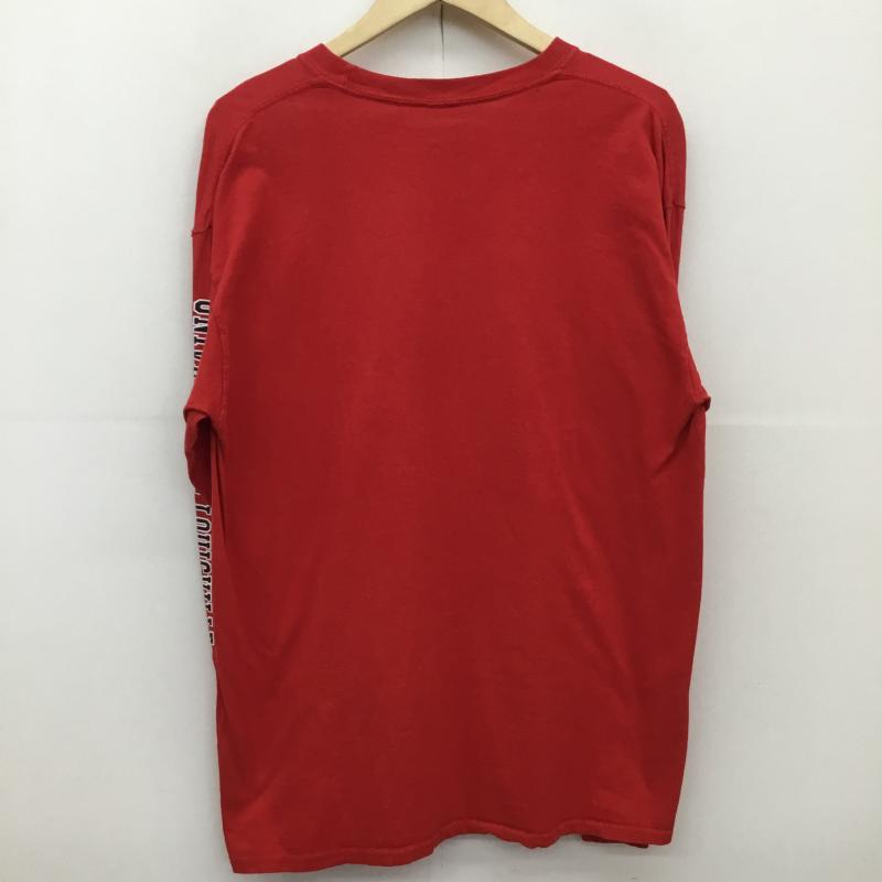 ユーズドクロージング used clothes Tシャツ 長袖 UofL captivating apparel L プリント 赤 / レッド /  メンズ USED 古着 中古 10127551