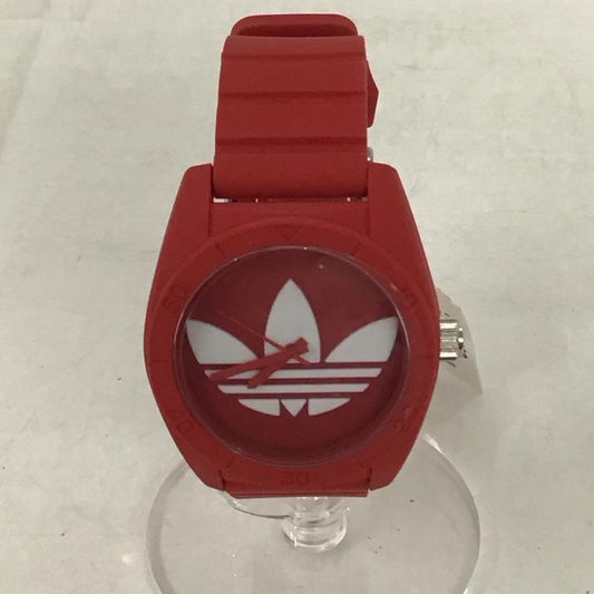 アディダス adidas 腕時計 アナログ（クォーツ式） ADH6168 SANTIAGO ロゴ、文字 赤 / レッド /  メンズ USED 古着 中古 10135221