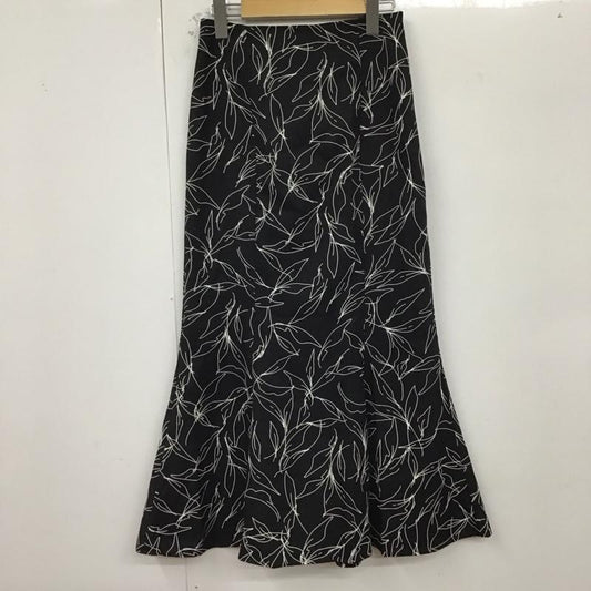 アズールバイマウジー AZUL BY MOUSSY スカート ロングスカート 250HSF31-107C スレンダーマーメードスカート M 総柄 黒 / ブラック /  レディース USED 古着 中古 10129247
