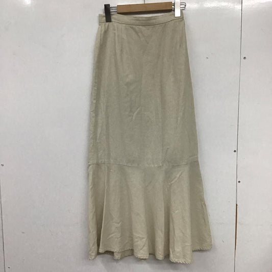 ローリーズファーム LOWRYS FARM スカート ロングスカート FREE 無地 アイボリー / アイボリー /  レディース USED 古着 中古 10134257