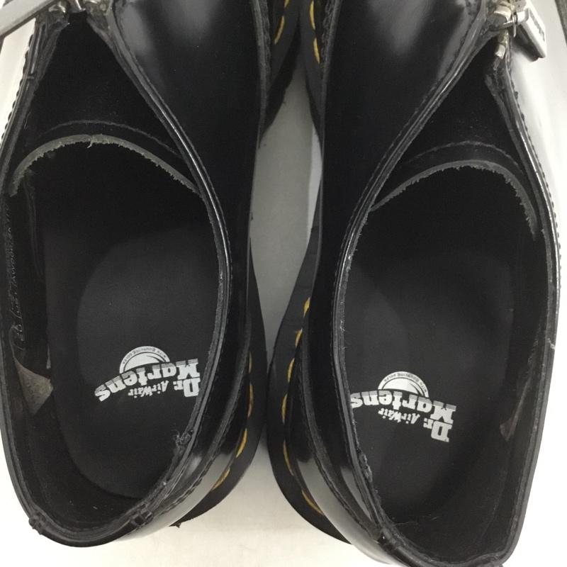 ドクターマーチン Dr.Martens 革靴 革靴 クアッド レトロ オウリアン 2 クアッド ジップ シューズ UK5 US：7 無地 黒 / ブラック /  レディース USED 古着 中古 10143276