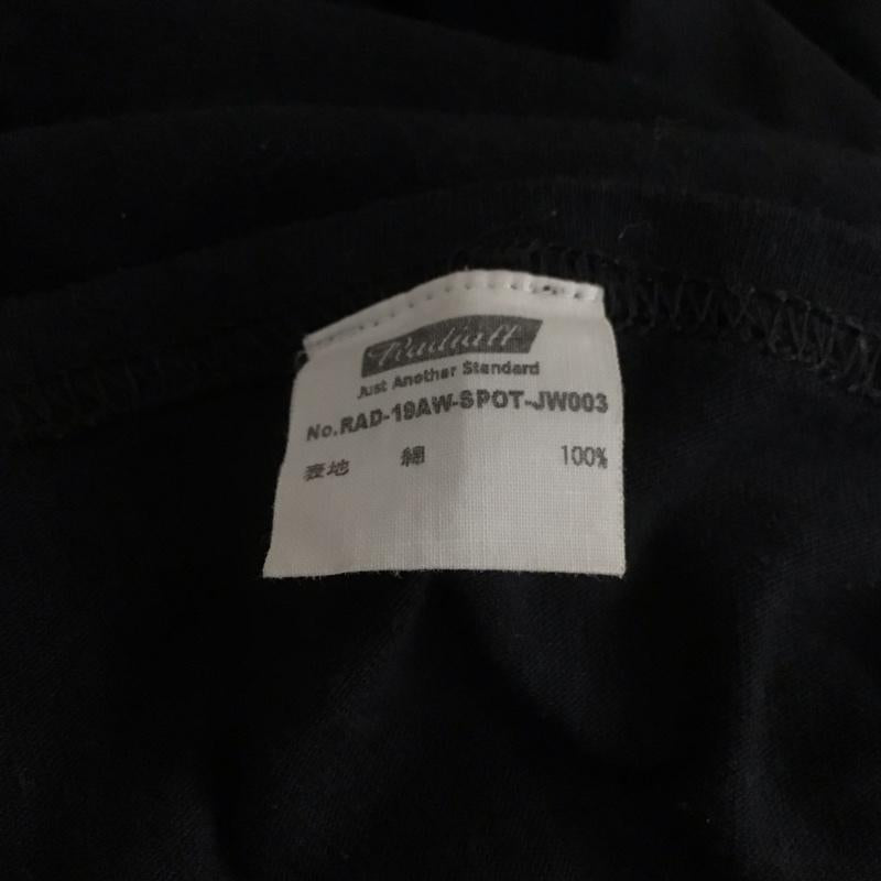 ラディアル RADIALL Tシャツ 長袖 長袖カットソー プリントカットソー クルーネック M ロゴ、文字 黒 / ブラック /  メンズ USED 古着 中古 10128666