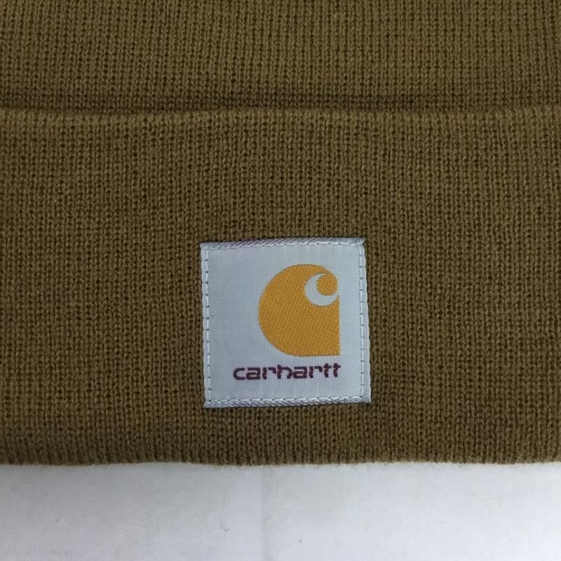 カーハート Carhartt 帽子 ニット帽 I020222 ACRYLIC WATCH HAT ロゴ、文字 茶 / ブラウン /  メンズ USED 古着 中古 10133821