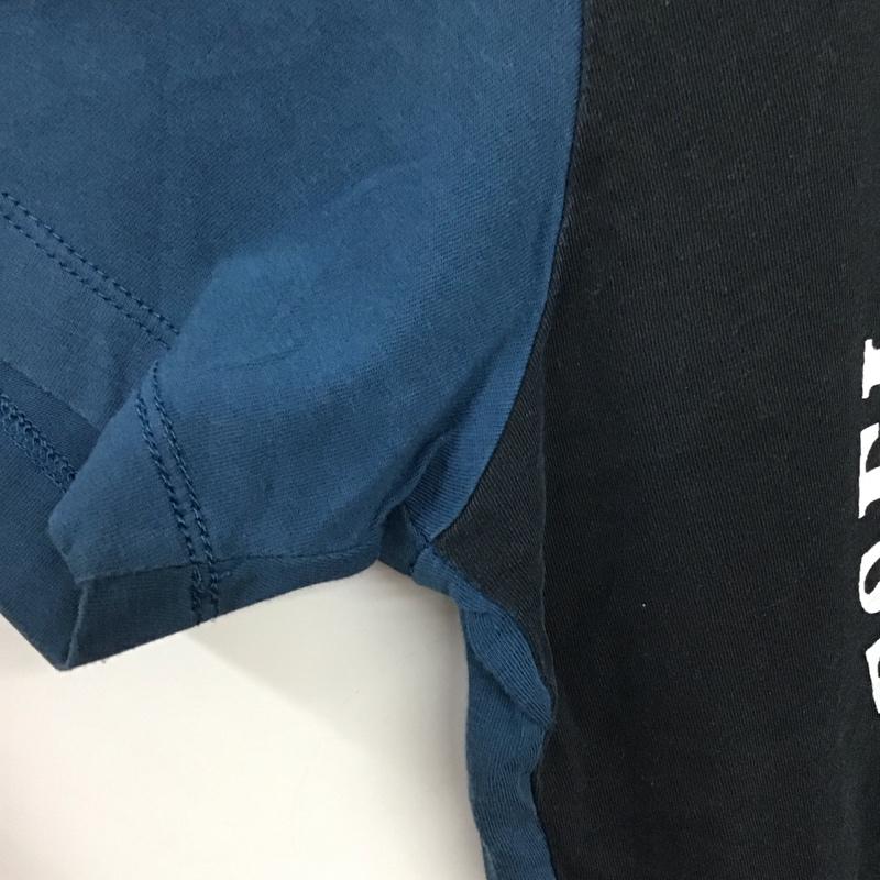 ディーゼル DIESEL Tシャツ 半袖 半袖カットソー プリントTシャツ クルーネックカットソー M プリント 青 / ブルー /  メンズ USED 古着 中古 10132372
