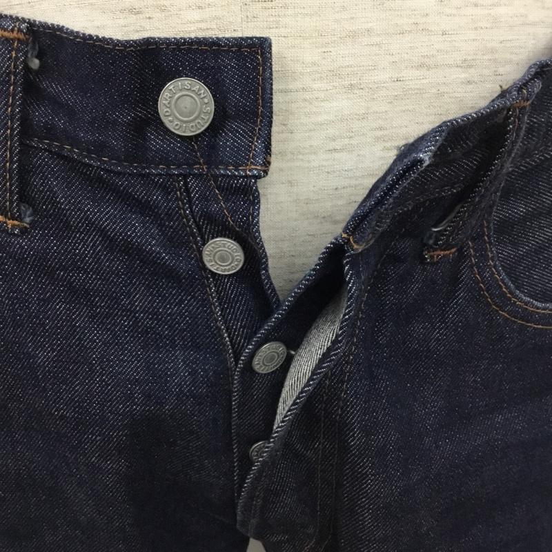 ステュディオ・ダ・ルチザン STUDIO D ARTISAN パンツ デニム、ジーンズ デニムパンツ ストレートパンツ ワイドパンツ カジュアルパンツ ジーンズ 30インチ 無地 インディゴ / インディゴ /  メンズ USED 古着 中古 10109475