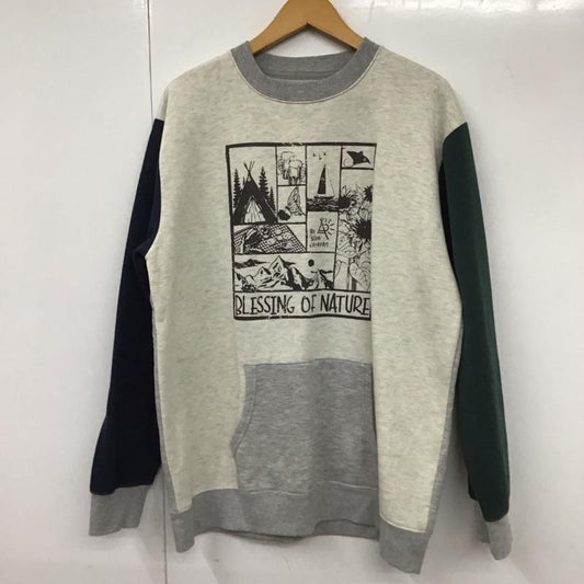 ゴースローキャラバン go slow caravan トレーナー 長袖 4 プリント マルチカラー / マルチカラー /  メンズ USED 古着 中古 10130171