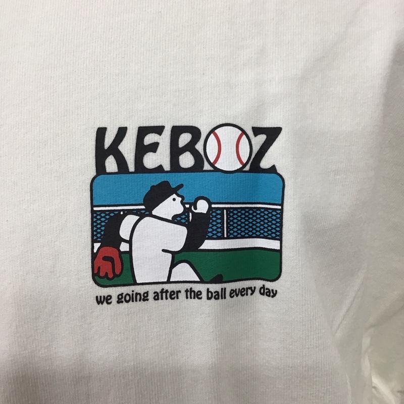 ケボズ KEBOZ Tシャツ 半袖 KBZSS23SS103 L プリント 白 / ホワイト /  メンズ USED 古着 中古 10125013