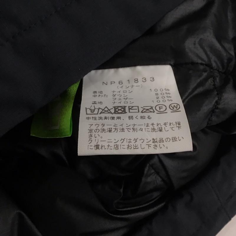 ザノースフェイス THE NORTH FACE ジャケット、上着 ジャンパー、ブルゾン np61833 ゼウストリクライメートジャケット ダウンジャケット アウター L ロゴ、文字 紺 / ネイビー /  メンズ USED 古着 中古 10140099