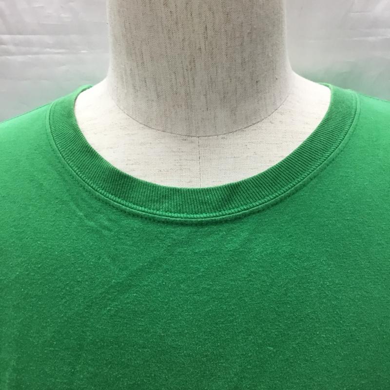 パタゴニア patagonia Tシャツ 半袖 半袖カットソー プリントTシャツ クルーネックカットソー L ロゴ、文字 緑 / グリーン /  メンズ USED 古着 中古 10116712