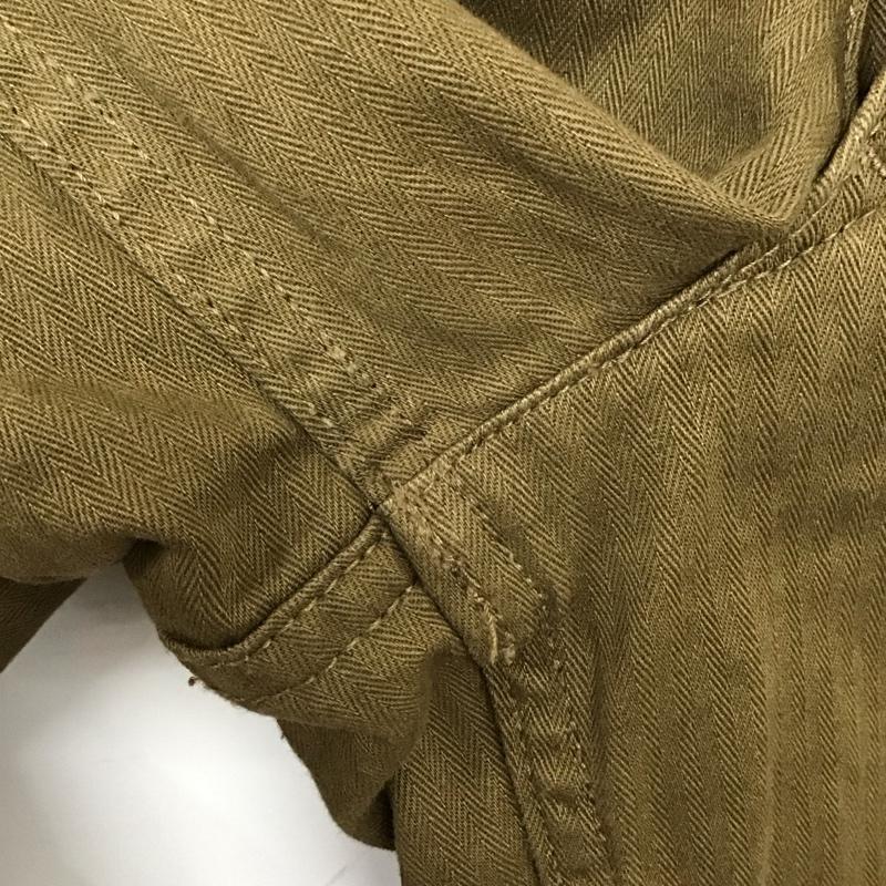 古着 USED パンツ ワークパンツ、ペインターパンツ フランス軍 M-47 pp282yn 無地 茶 / ブラウン /  メンズ USED 古着 中古 10121761