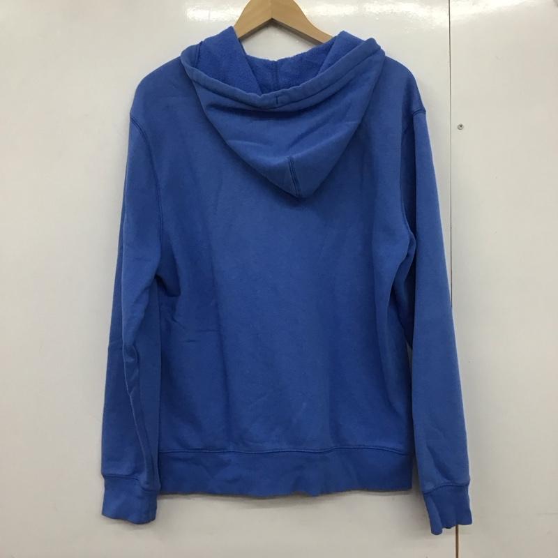 ギャップ GAP パーカー 長袖 ジップアップパーカー 長袖パーカー カジュアルジャケット S ロゴ、文字 青 / ブルー /  メンズ USED 古着 中古 10141452