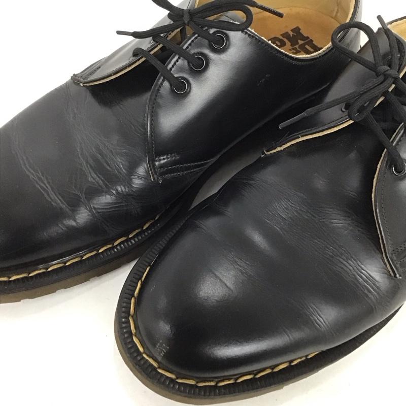 ドクターマーチン Dr.Martens 革靴 革靴 421013 3ホール 無地 黒 / ブラック /  メンズ USED 古着 中古 10132452