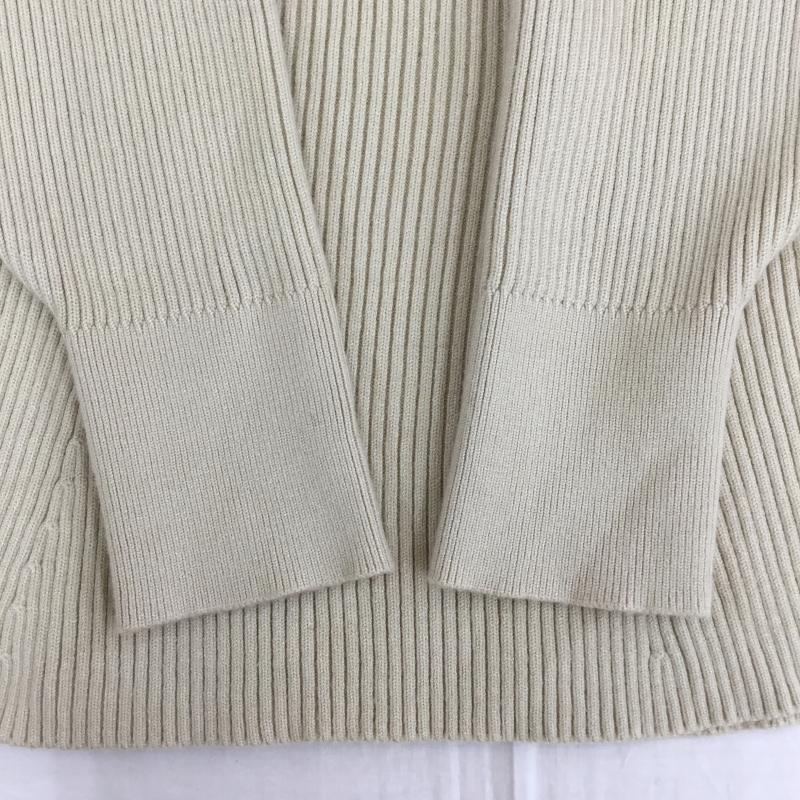 ザラ ZARA カットソー 長袖 ニットカットソー L 無地 ベージュ / ベージュ /  レディース USED 古着 中古 10142559