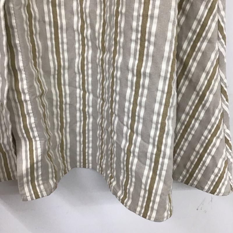 ザラ ZARA スカート ロングスカート フレアロングスカート ストライプスカート カジュアルスカート L ストライプ マルチカラー / マルチカラー /  レディース USED 古着 中古 10117676