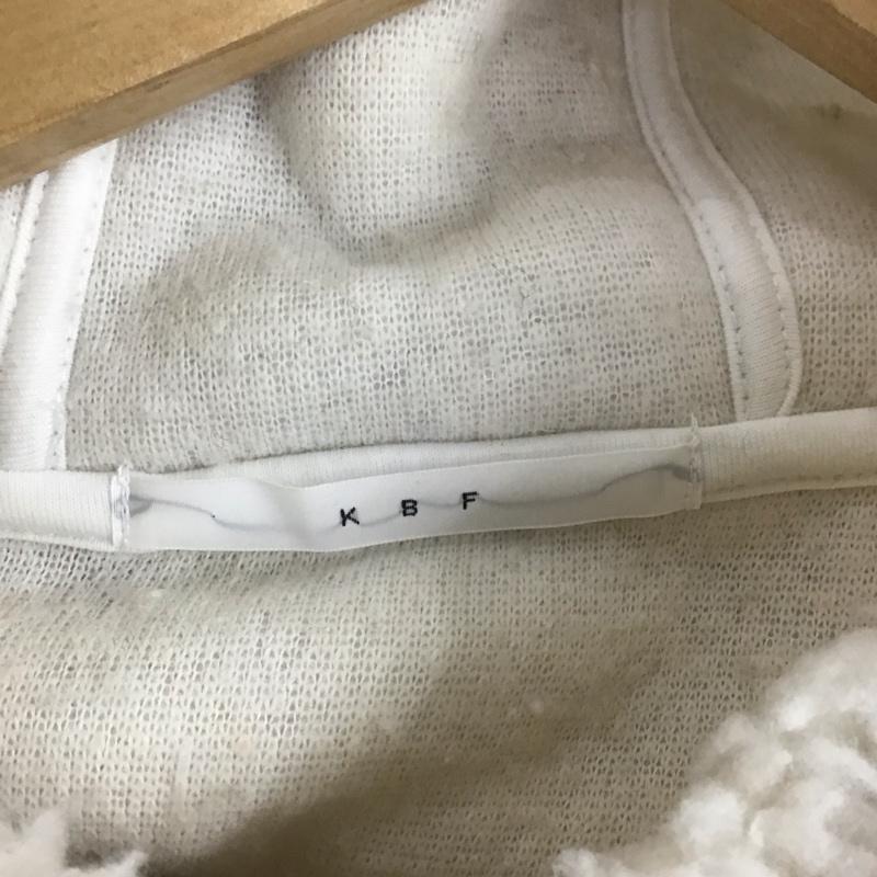 ケービーエフ KBF パーカー 長袖 kb77-21v040 ボアBIGパーカー FREE 無地 白 / ホワイト /  レディース USED 古着 中古 10146750