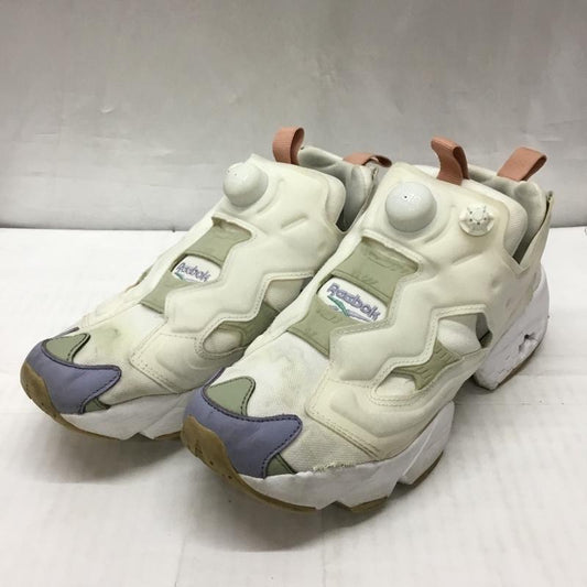 リーボック Reebok スニーカー スニーカー 720 FY2920 INSTAPUMP FURY OG 24.5cm 24.5cm ロゴ、文字 アイボリー / アイボリー /  レディース USED 古着 中古 10116884