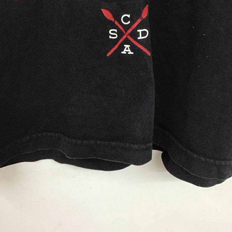 古着 USED Tシャツ 半袖 半袖カットソー プリントTシャツ クルーネックカットソー M ロゴ、文字 黒 / ブラック /  メンズ USED 古着 中古 10134024