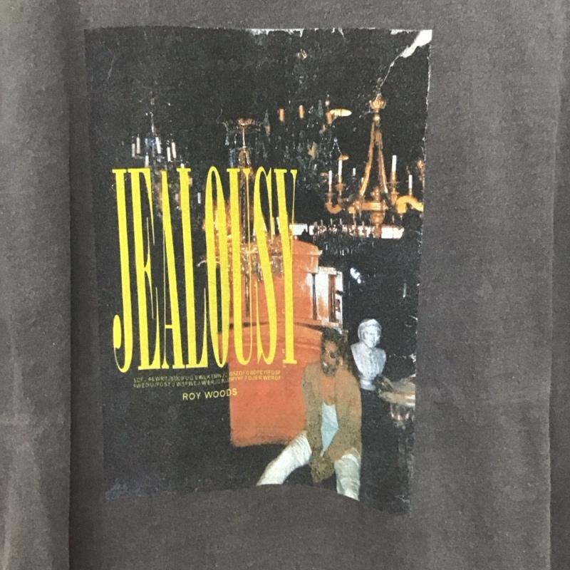 メイソンプリンス MASONPRINCE Tシャツ 半袖 4 プリント チャコールグレー / チャコールグレー /  メンズ USED 古着 中古 10146516