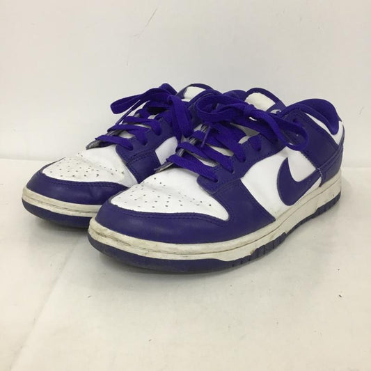 ナイキ NIKE スニーカー スニーカー DV0833-103 DUNK LOW RETRO 25.5cm ロゴ、文字 白 / ホワイト / X 青 / ブルー /  メンズ USED 古着 中古 10136927