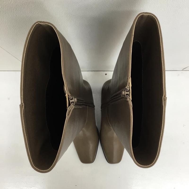 ダズリン dazzlin ブーツ ロングブーツ スクエアトウロングブーツ M 無地 茶 / ブラウン /  レディース USED 古着 中古 10143318