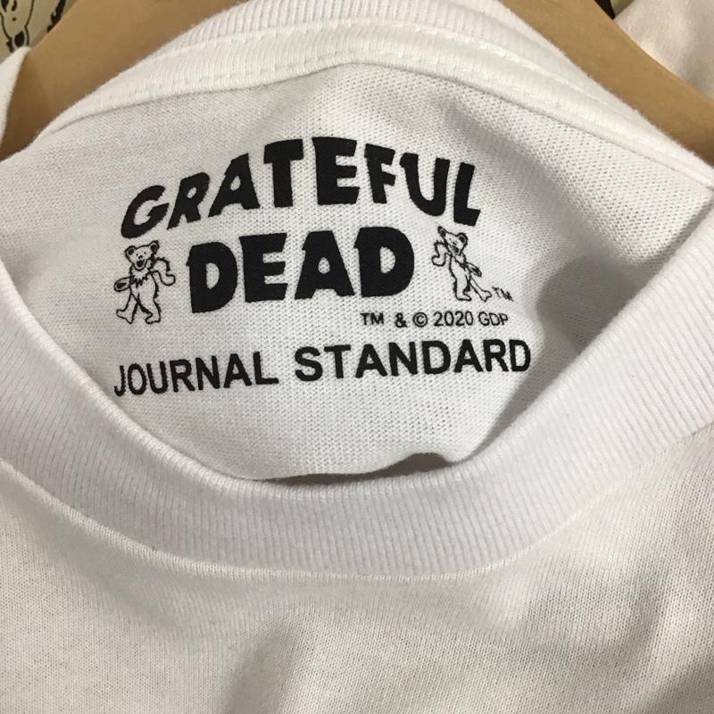 ジャーナルスタンダード JOURNAL STANDARD Tシャツ 半袖 半袖カットソー プリントTシャツ クルーネックカットソー M プリント 白 / ホワイト /  メンズ USED 古着 中古 10131631