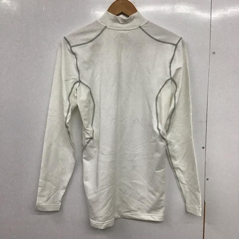 ナイキ NIKE カットソー 長袖 長袖カットソー タートルネックカットソー スポーツウェア XL ロゴ、文字 白 / ホワイト /  メンズ USED 古着 中古 10149734
