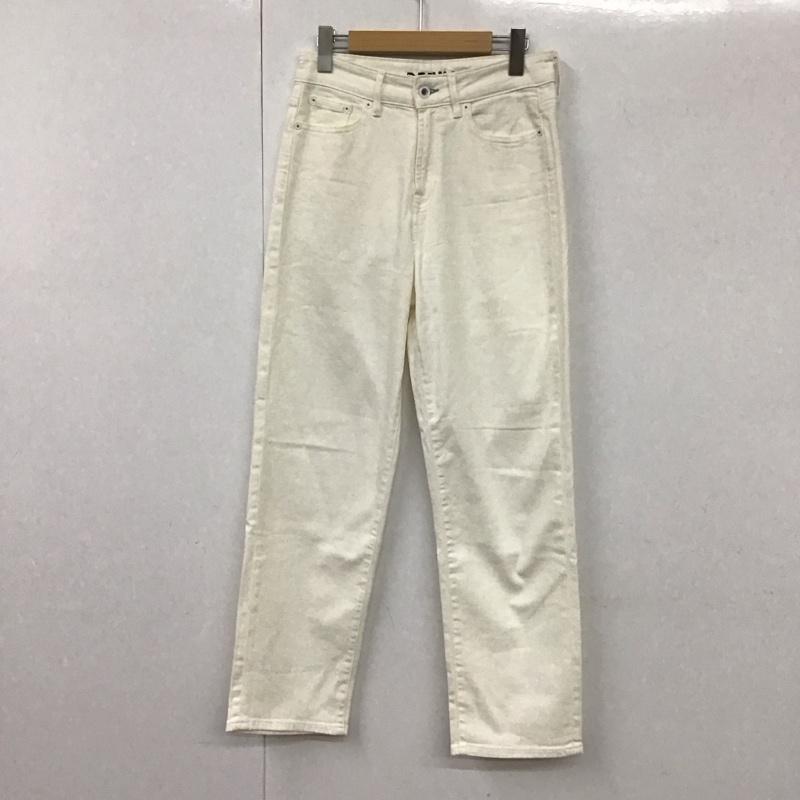 デンハム DENHAM パンツ デニム、ジーンズ 無地 白 / ホワイト /  メンズ USED 古着 中古 10130903