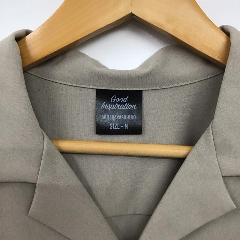 ジーユー GU シャツ、ブラウス 長袖 長袖シャツ 無地シャツ カラーシャツ バイカラー M 無地 茶 / ブラウン /  メンズ USED 古着 中古 10130569