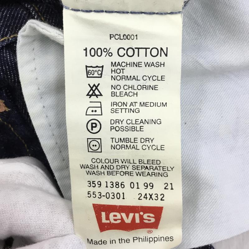 リーバイス Levi s パンツ デニム、ジーンズ S 無地 紺 / ネイビー /  レディース USED 古着 中古 10129969