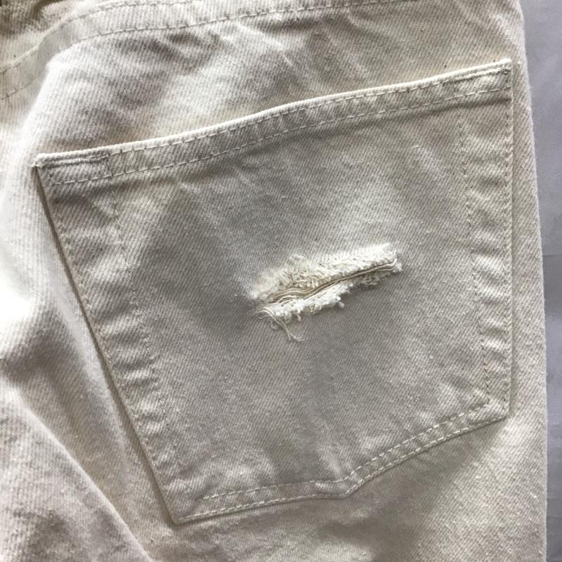 カルバン・クライン Calvin Klein パンツ デニム、ジーンズ 30 無地 アイボリー / アイボリー /  メンズ USED 古着 中古 10122594