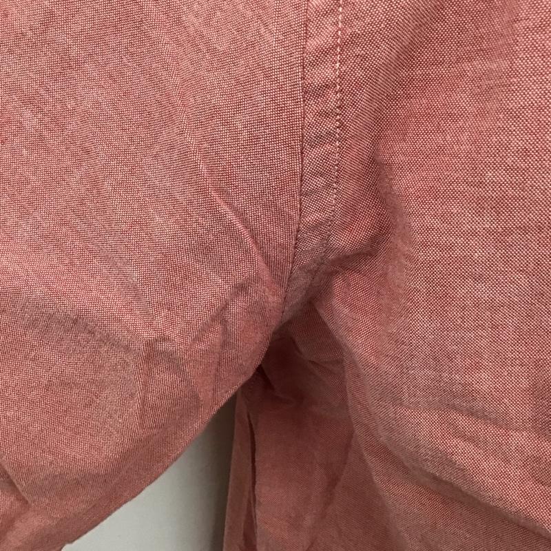 ノーティカ NAUTICA シャツ、ブラウス 長袖 長袖シャツ 無地シャツ カラーシャツ ボタンダウンシャツ XL ロゴ、文字 赤 / レッド /  メンズ USED 古着 中古 10125062