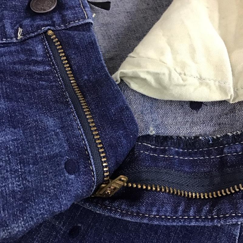 グラム glamb パンツ デニム、ジーンズ デニムパンツ スリムパンツ ストレッチパンツ ジーンズ 3 ドット インディゴ / インディゴ /  メンズ USED 古着 中古 10109079