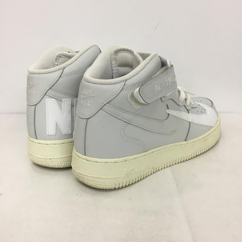 ナイキ NIKE スニーカー スニーカー DQ8645-045 AIR FORCE 1 MID 07 PRM 26.5cm 26.5cm ロゴ、文字 灰 / グレー /  メンズ USED 古着 中古 10141546