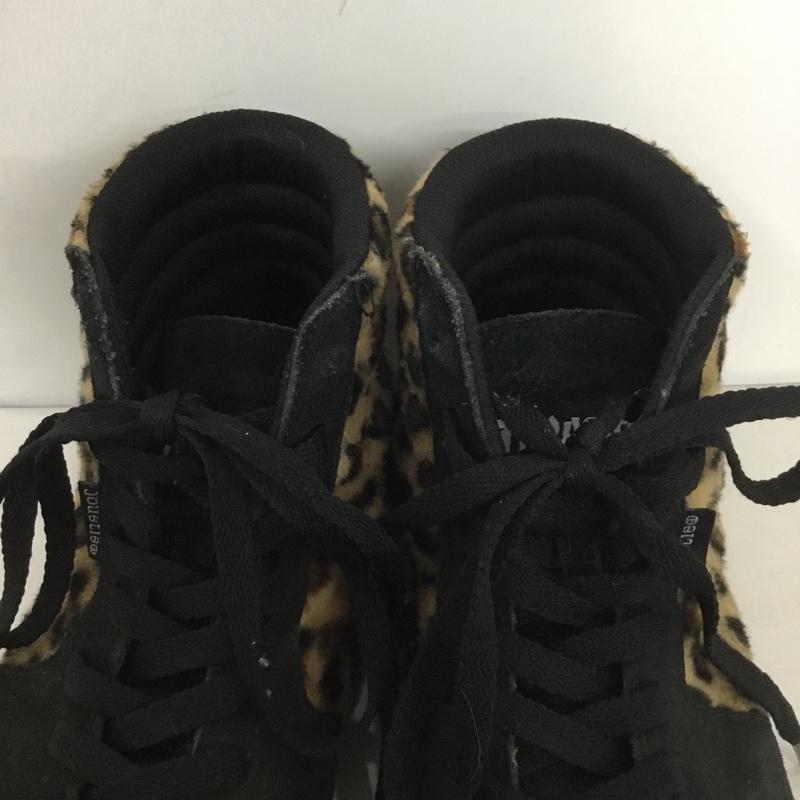 スラッシャー THRASHER スニーカー スニーカー US5 ハイカット US：5 ヒョウ柄・レオパード柄 黒 / ブラック /  レディース USED 古着 中古 10138320