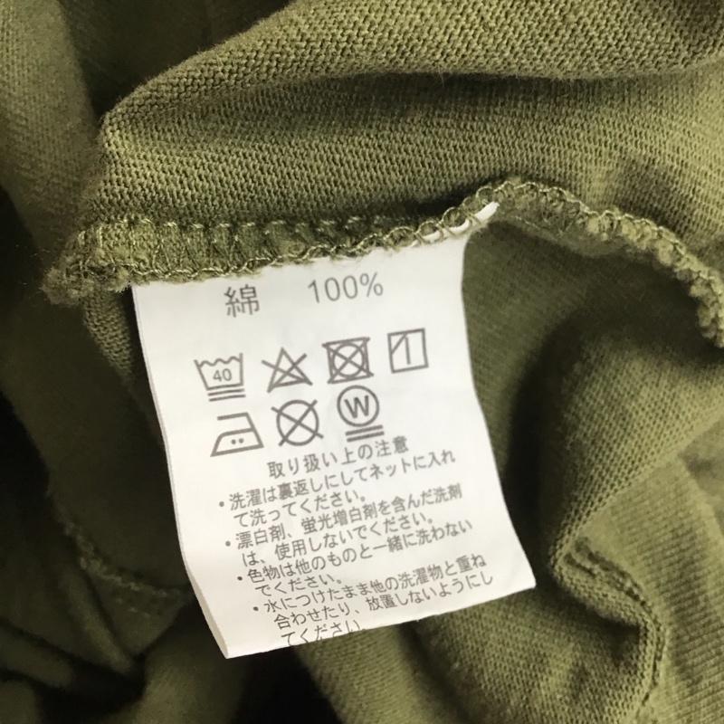チャンピオン Champion ワンピース ひざ丈スカート CWSP30C Tシャツワンピース カットソー FREE ロゴ、文字 カーキ / カーキ /  レディース USED 古着 中古 10113810