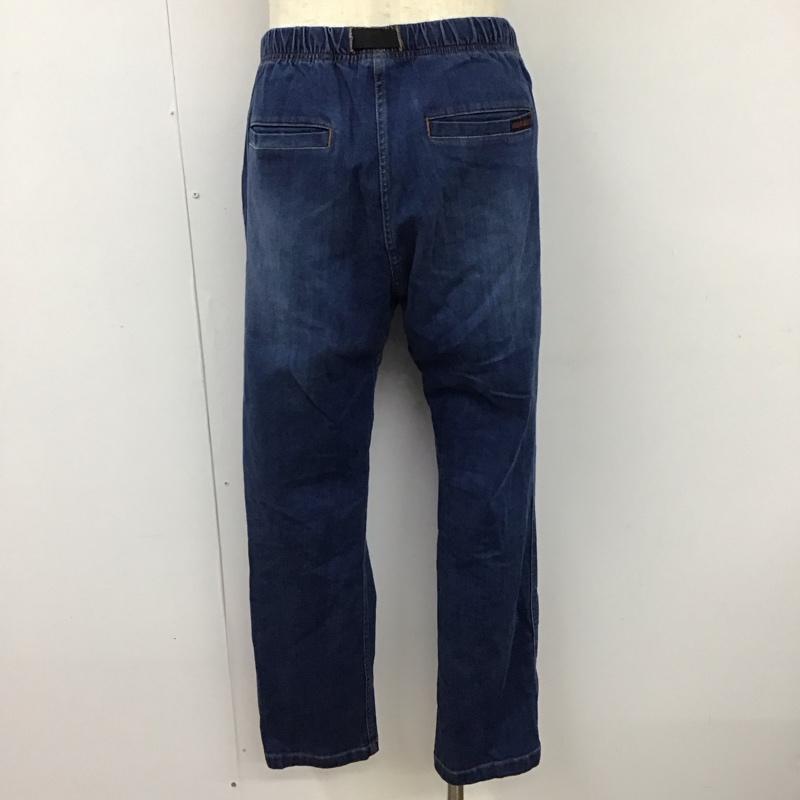 グラミチ GRAMICCI パンツ ワークパンツ、ペインターパンツ 8817-dej JUSTCUTNEWNARROWPANTS デニムパンツ L ロゴ、文字 インディゴ / インディゴ /  メンズ USED 古着 中古 10119990