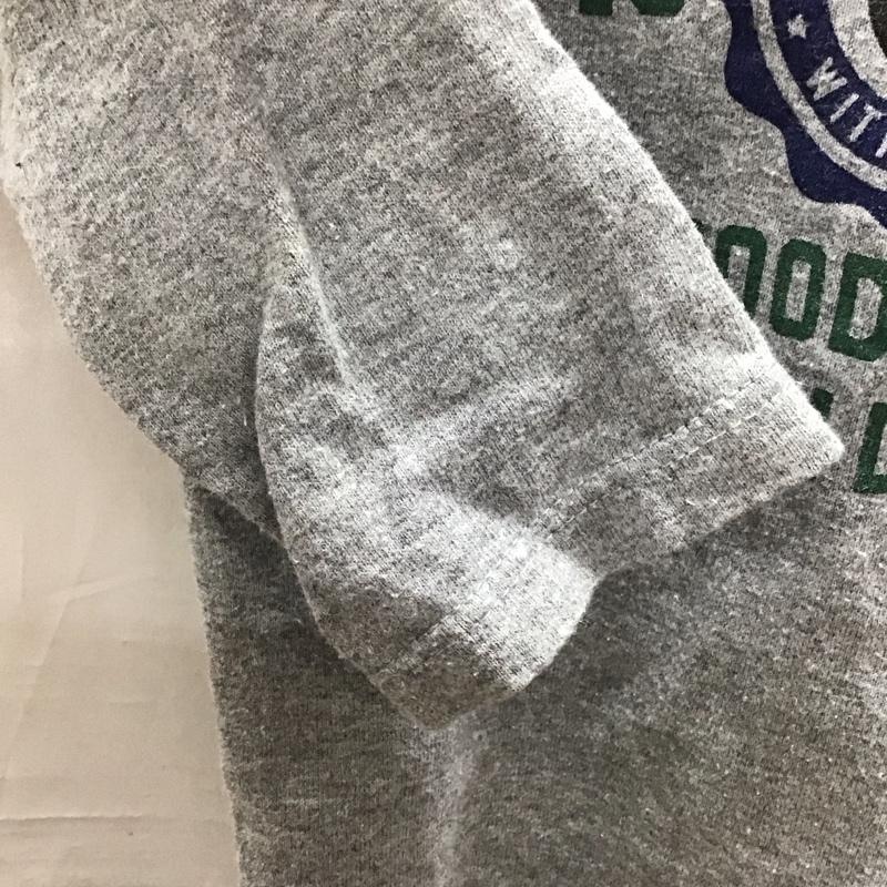 ダブルB Double B Tシャツ 長袖 FREE プリント 灰 / グレー /  ボーイズ USED 古着 中古 10116788