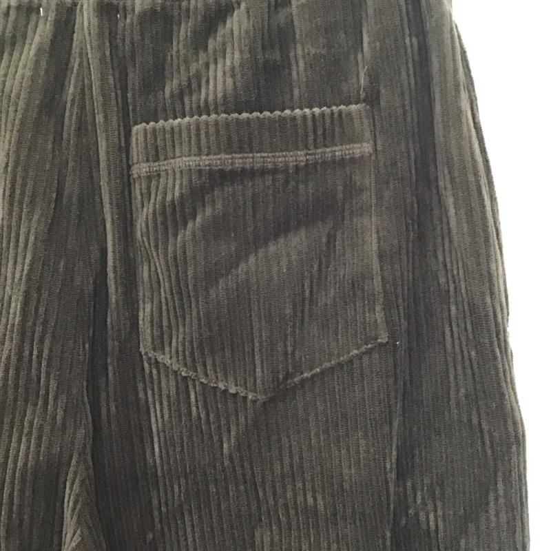 フリークスストア FREAK S STORE ボトムス ボトムス カット コーデュロイ ワイド ストレート パンツ 1349248900099 S 無地 茶 / ブラウン /  レディース USED 古着 中古 10141576