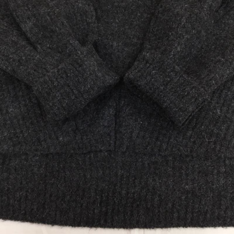 アースミュージックアンドエコロジー earth music&ecology ニット、セーター 長袖 FREE 無地 ダークグレー / ダークグレー /  レディース USED 古着 中古 10142852