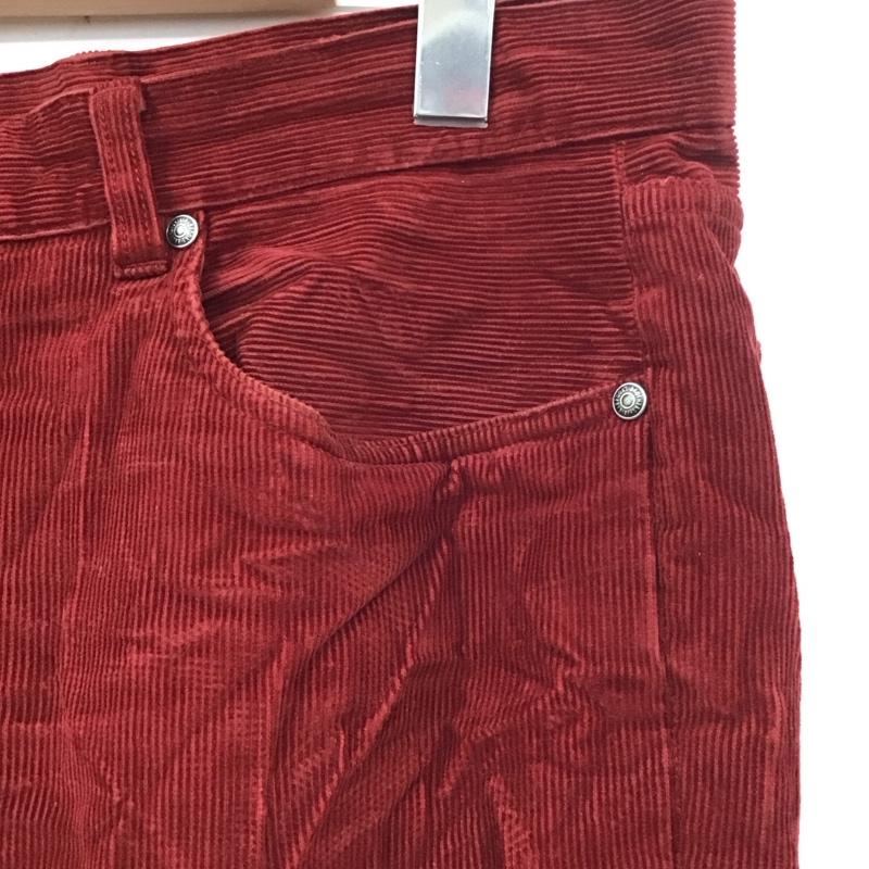 ブルックスブラザーズ BROOKS BROTHERS パンツ デニム、ジーンズ コーデュロイパンツ ワイドパンツ ストレートパンツ カジュアルパンツ 32インチ 無地 えんじ / ワインレッド /  メンズ USED 古着 中古 10113604