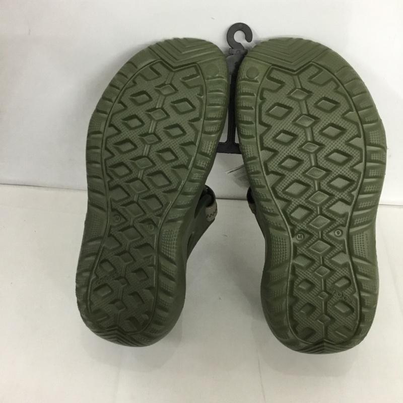 クロックス crocs サンダル サンダル 203965-354 スウィフトウォーター リバー crocs SWIFTWATER RIVER SANDAL 27.0cm 無地 カーキ / カーキ /  メンズ USED 古着 中古 10125457